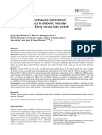 Results of Dexamethasone Intravitreal Implant (Ozurdex) in Diabetic Macular Edema Patients: Early Versus Late Switch