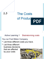 CH 13 The Costs of Production