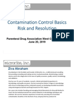 Contamination Control Basics Risk and Resolution