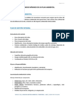 Contenidos Minimos de Un Plan Ambiental