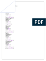 Program Code For PCM