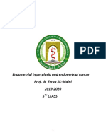 Endometrial Hyperplasia and Endometrial Cancer