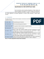 Technical Specification-33KV 1X500 SQ - MM XLPE Cable