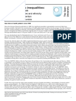 K311 - 3 Health Inequalities: An Introduction: Chapter 5 Inequalities and Ethnicity: Evidence and Intervention