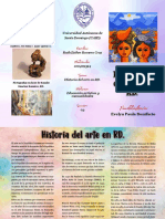 Brochure de La Historia Del Arte en RD