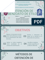 Obtención de Benzoato de Etilo