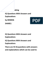 IQ Test and GK