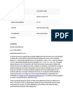 Sentencia Sobre Competencia en Casos de Divorcios