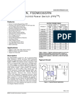 Datasheet FSDL0365RN y SG6858