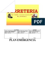 Plan Emergencia