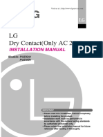 LG Dry Contact (Only AC 24V) : Installation Manual