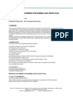 Method Statement For Bored Cast Insitu Pile