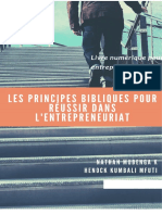 Principes Bibliques Pour Reussir - Entrepreneuriat