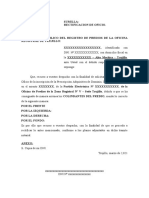 Rectificacion de Oficio