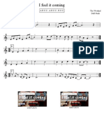 I Feel It Coming - The Weeknd Feat Daft Punk - Partitura Educação Musical Jose Galvao