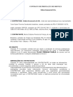 Das Partes: Contrato de Prestação de Serviço Célere Assessoria & Co