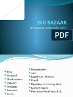 Case Study Big Bazaar