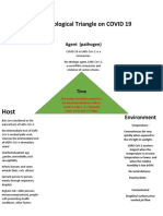 The Epidemiological Triangle On COVID 19