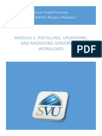 Module01-Installing, Upgrading, and Migrating Servers and Workloads