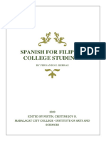 Spanish-Module 1 Revised by Festincristine (Mabalacat City College)