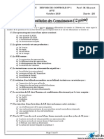 LYCEE PILOTE DE SFAX DEVOIR DE CONTROLE N 1 Prof - M. Kharrat SVT. 4 SC. EXP 3 Octobre 2010 Durée - 2H