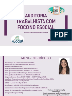 Auditoria Trabalhista Com Foco No Esocial Atualizado