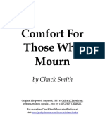 Comfort For Those Who Mourn