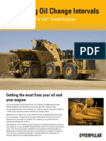 Optimizing Oil Change Intervals: For Cat Diesel Engines