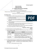 CA Foundation MTP 2020 Paper 1 Ques