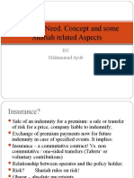 3 Takaful Bases Concept Need and Shariah Related Aspects