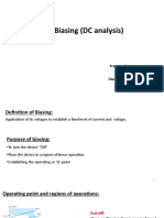 BJT Biasing (DC Analysis)