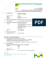 Safety Data Sheet: Methyl Paraben