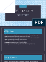 Hospitality: Industries