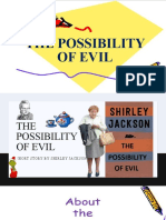 The Possibility of Evil