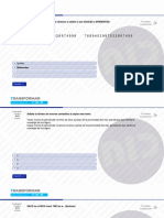 Compare Estas Dos Filas de Números y Señale Si Son IGUALES o DIFERENTES