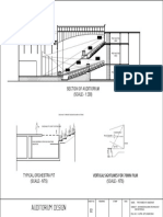 Section of Auditiorium (SCALE:-1:200) : Auditorium Design