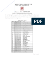 MMath Merit List