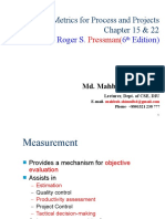 Metrics For Process and Projects Chapter 15 & 22: Roger S. 6 Edition)