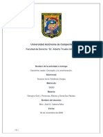 Derechos Reales. Concepto y Su Enumeración.