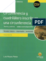 Circunferencia y Cuadrilátero Inscrito en Una Circunferencia