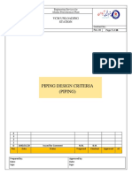 Piping Design Criteria