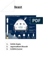 Team Beast: 1. Kshitiz Gupta 2. Jagannadham Bharath 3. G.Nithin Kumar