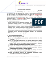 NDA Document em Inglês - Modelo