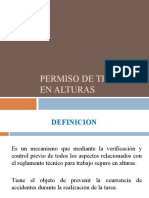 Permiso de Trabajo en Alturas