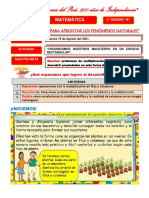 Semana 20 Día 4 - Matemática - Modificamos Nuestros Maceteros en Un Espacio Rectangular-Ok-Elvireñas