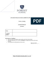 Forest School 11 English Sample Paper 5