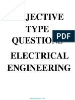 Objective Type Questions Electrical Engineering