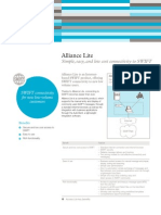 SWIFT AllianceLite Factsheet