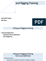 Lifting and Rigging Training Session 1 - 2021 01 22