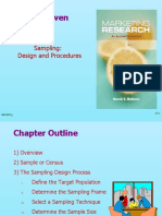 Chapter Eleven: Sampling: Design and Procedures